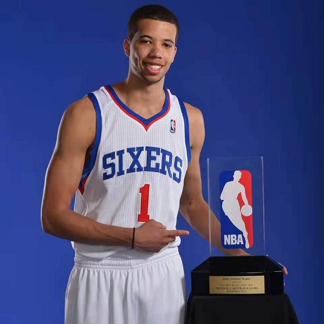 　　2013-14赛季最佳新秀：迈克尔·卡特-威廉姆斯/Michael Carter-Williams(费城76人)
