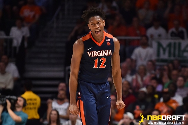 2019年NBA选秀热门球员：德安德烈-亨特(De'Andre Hunter)